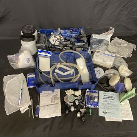 Cordless Pro Shot Paint Sprayer & Respirator