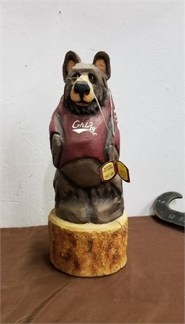 Carved UM Grizzly By: Rick Rowley - 16"