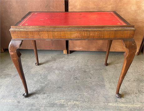 Antique Queen Anne Leather Top Writing Desk...42x24x31