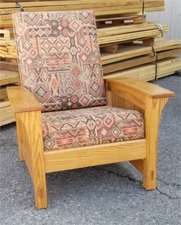 Mission Style Oak Chair- 34x36x40