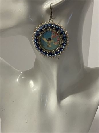 Hand Beaded Native Earrings