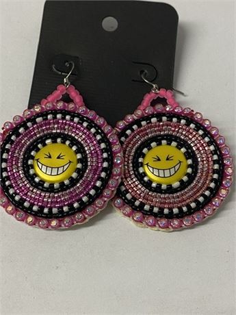 Hand Beaded Native Earrings