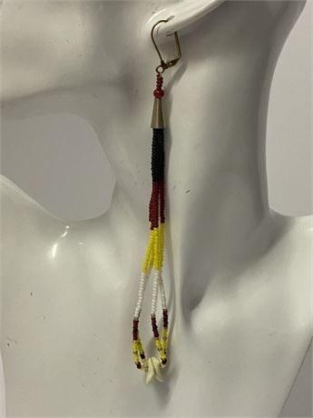 Hand Beaded Native Earrings