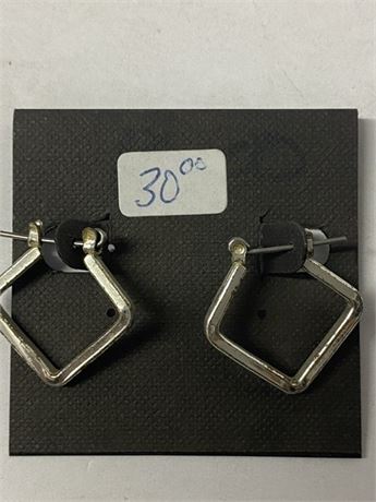 Stainless Steel Triangle Hoops