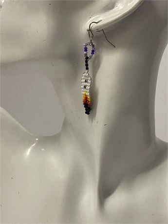 Hand Beaded Native Earrings