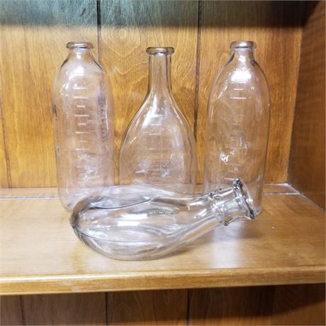 Vintage Measured Nursing Bottles