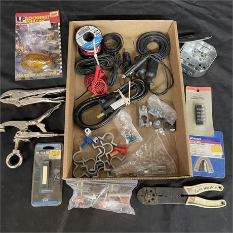 Assorted Wiring Tools & Hardware