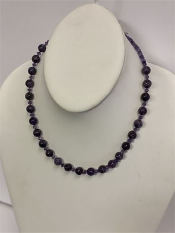 Purple Stone Necklace