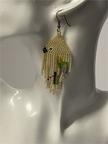 Hand Beaded Native Earrings