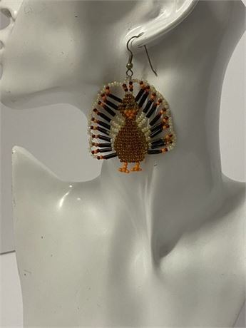 Hand Beaded Native Earrings