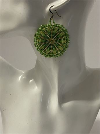 Hand Beaded Native Earrings