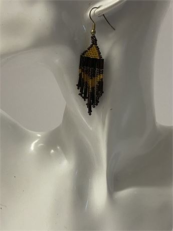 Hand Beaded Native Earrings