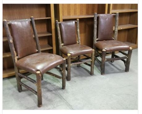 Log Dining Chairs (3 Qty)