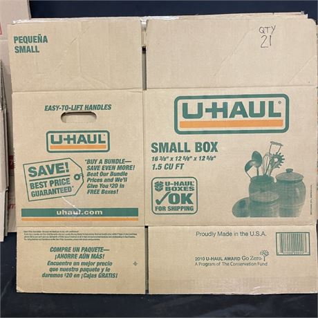 Assorted Moving Boxes - Qty. 26