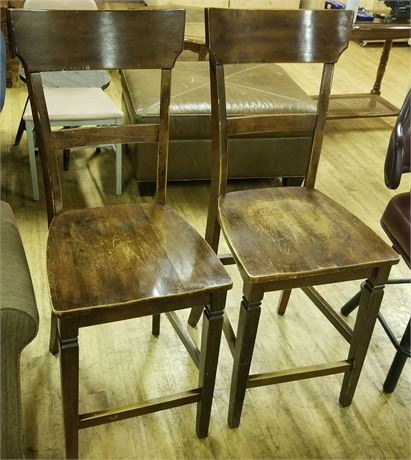 2 Qty Tall Dining Chairs or Bar Stools