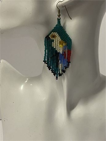 Hand Beaded Native Earrings