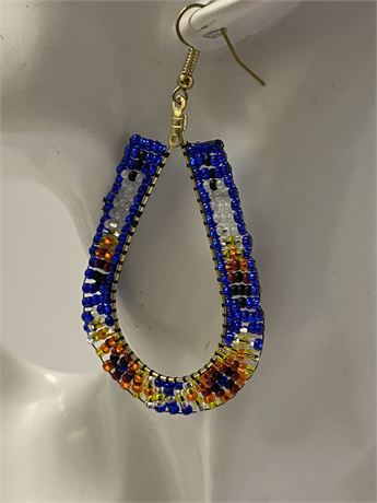 Hand Beaded Native Earrings