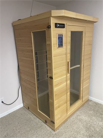 Health Star Infrared Sauna - 46x48x72 - Works - Nice & Clean!