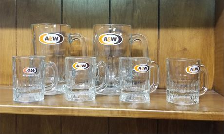 Collectible A&W Root Beer Mugs