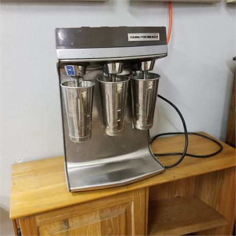 Hamilton Beach Soda Shop Triple Mixer - 13x8x20