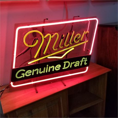 Neon MGD Beer Signs - Works - 22x18