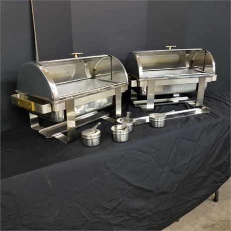 Domed Chafing/Serving Pans . 24x24x16