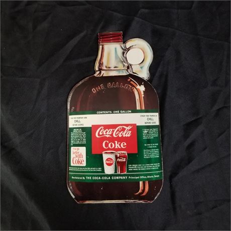 Vintage Coca-Cola Cardboard Pull-out Advertisement -