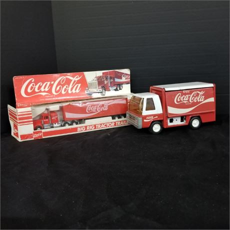 NIB Coca-Cola Big Rig & Buddy L Truck