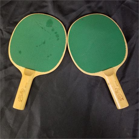 Coca-Cola Ping Pong Paddles