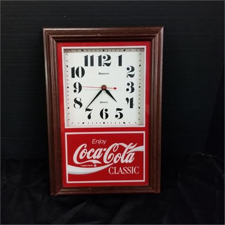 Coca-Cola Clock 🕰️ 10x14