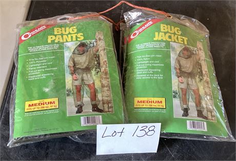 2 pairs Bug Jacket & Pants Size M