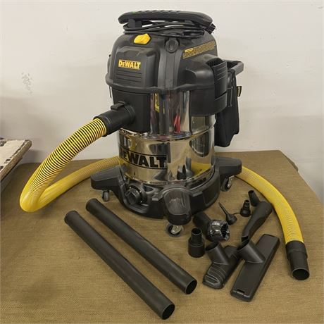 Very Clean DeWalt Workshop Vacuum w/ Accessories