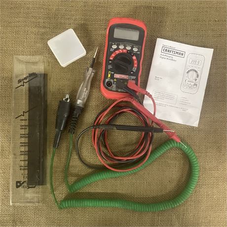 Snap-on Circuit Tester and Craftsman MultiMeter