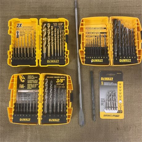 3 DeWalt Drill Bit Indexes w/extras