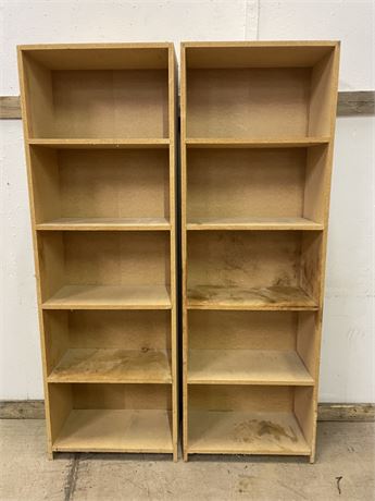 Pair of Shop Shelves, each is 24x12x72