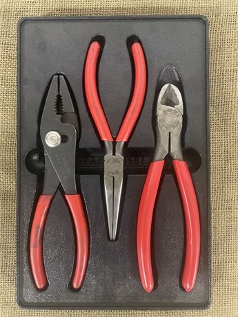 Snap-on Plier Set, 3 Piece