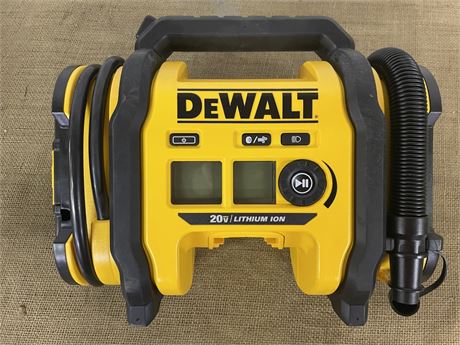 DeWalt 20v Max Air Inflator, Tool Only