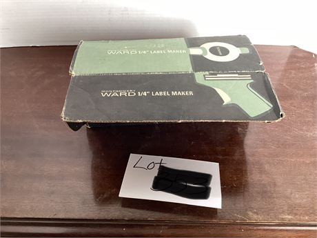 1/4” Label Maker - Montgomery Ward