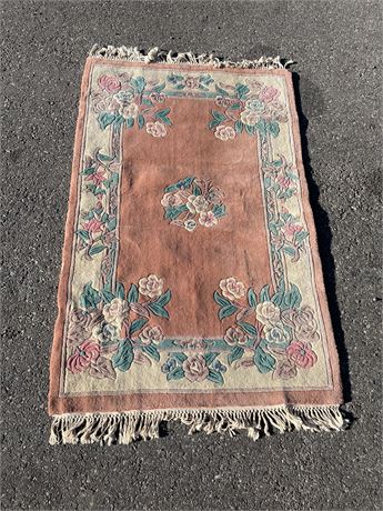 Nice Thick Wool Rug, 42x66