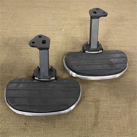 Pair of 6" Folding Truck Steps, 4" Rise