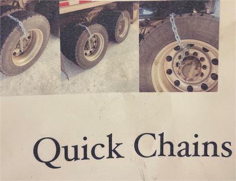 2 Sets of 4 Emergency Quick Chains