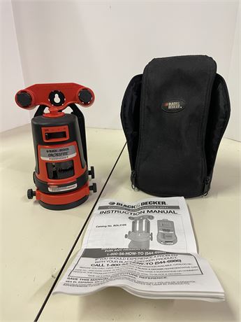 Black & Decker Crossfire Auto-Leveling Laser