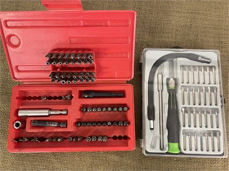 Snap-On Magnetic Bit Set + Pittsburg Mini Screwdriver Set