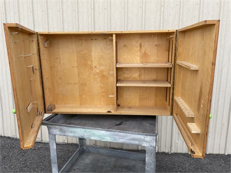 Woodworking Tool Cabinet, 48x12x31