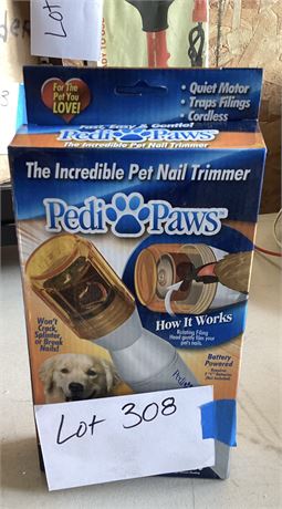 Pedi-Paws Nail Trimmer - NEW IN BOX