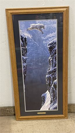 Framed & Matted "Faith" Print by Patrick Lundquist, 21x43.5