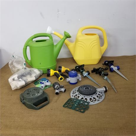 Assorted Lawn & Garden Watering Items