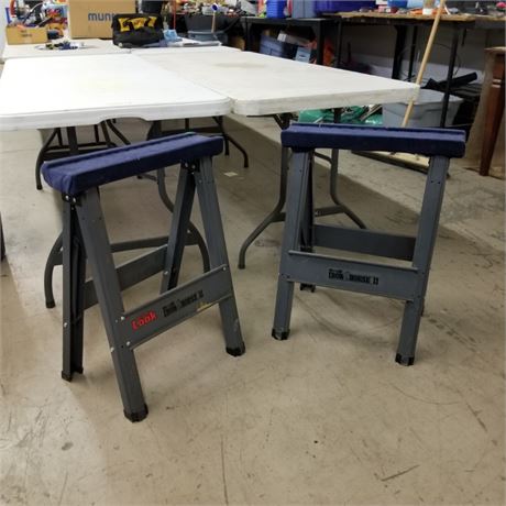 Sturdy Sawhorse Pair, 20x26