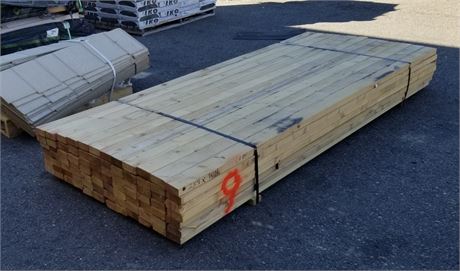 Lumber, 2x4x104, Bunk #9, 84 Pieces