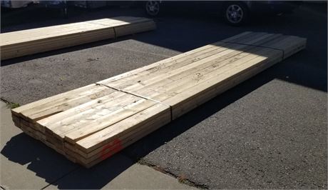 Lumber, 2x6x16', Bunk #22, 32 Pieces